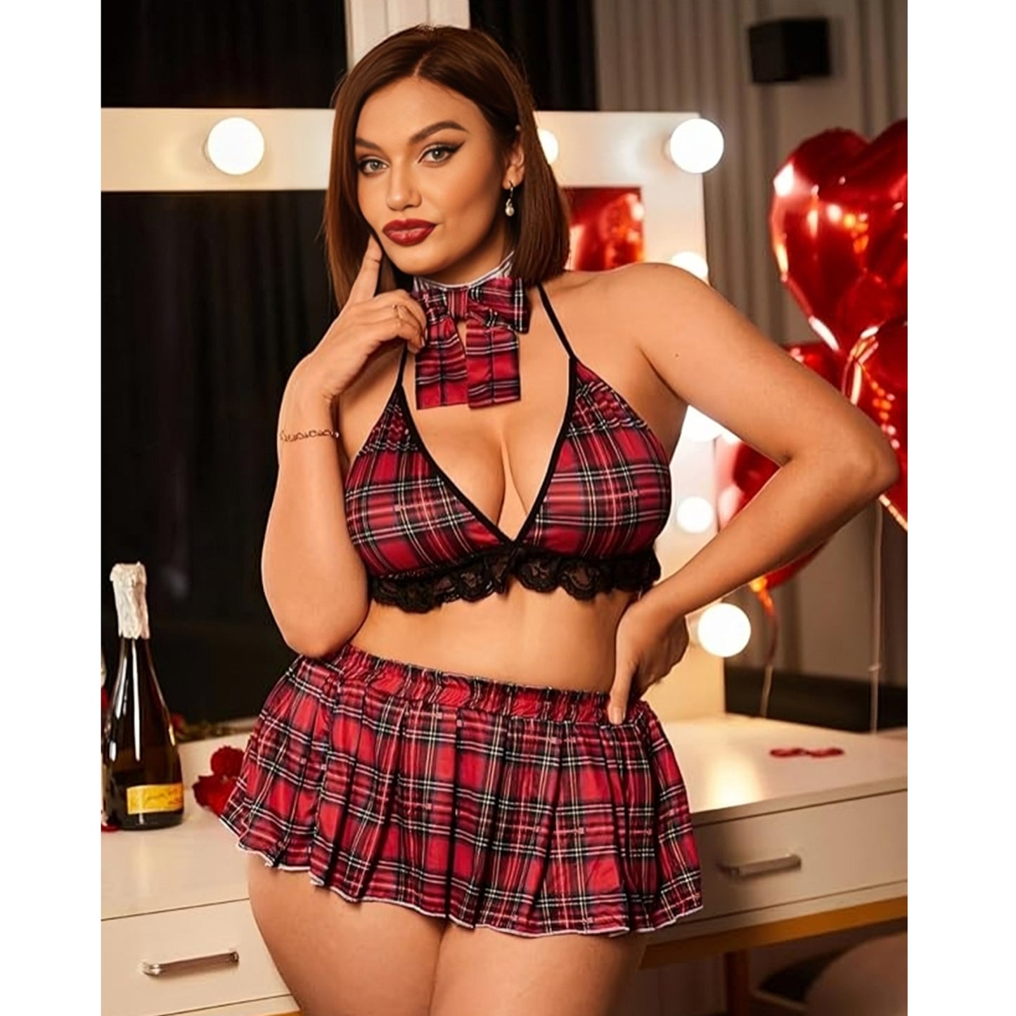 The College Diva 3 Piece Lingerie Set